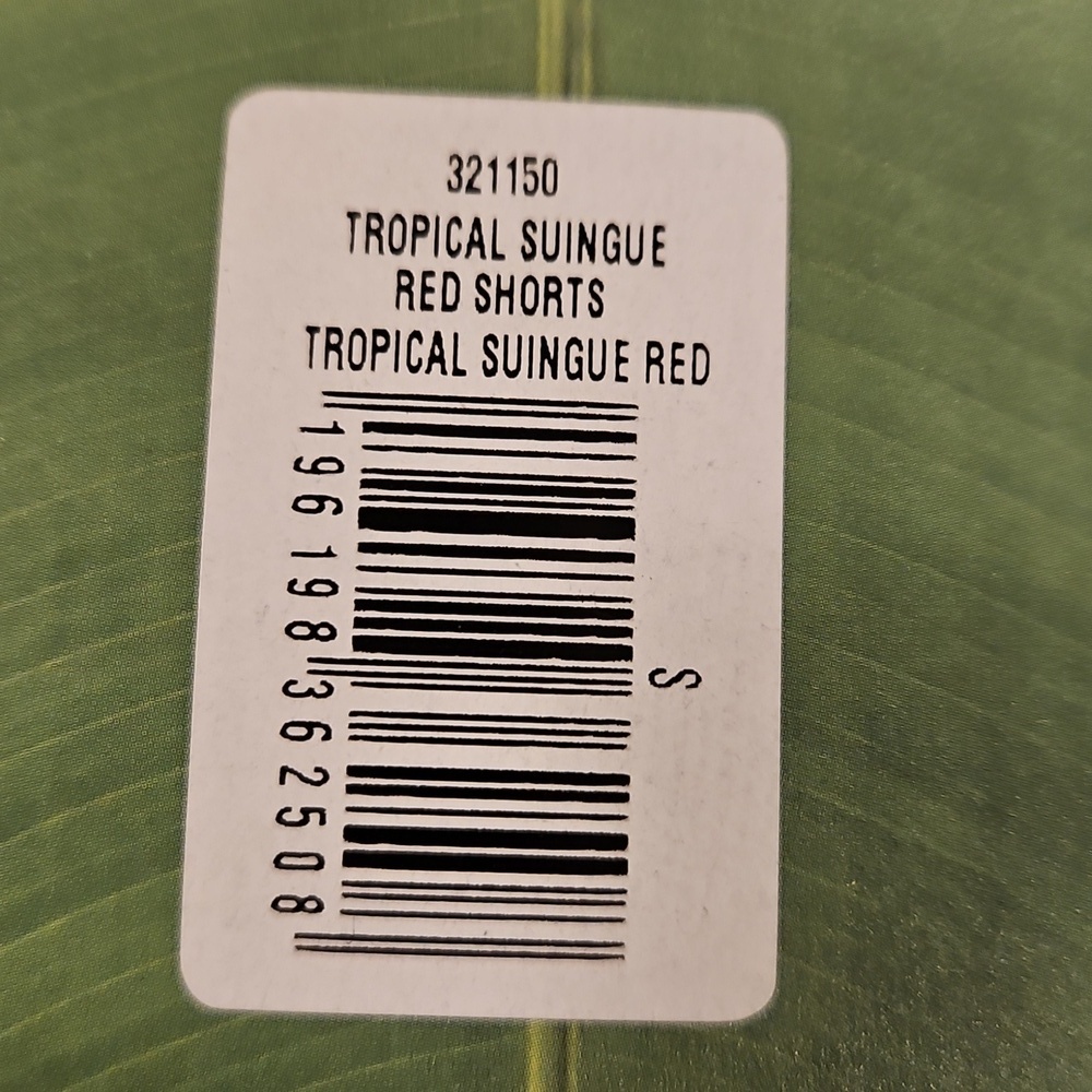 💕FARM RIO💕 Tropical Suingue Cuffed Red Shorts  ~ Small S NWT - Picture 9 of 10
